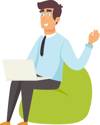Man Setting Image